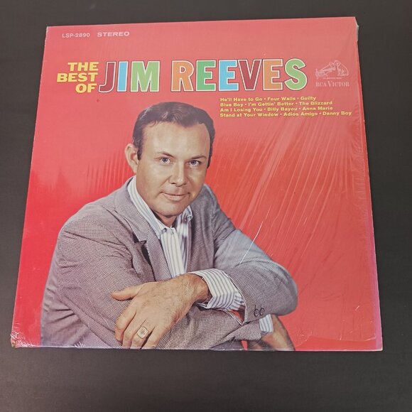 The Best of Jim Reeves Vinyl Record VTG 1964 MCM LSP 2890 RCA 12" Stereo VG+ - Picture 9 of 12